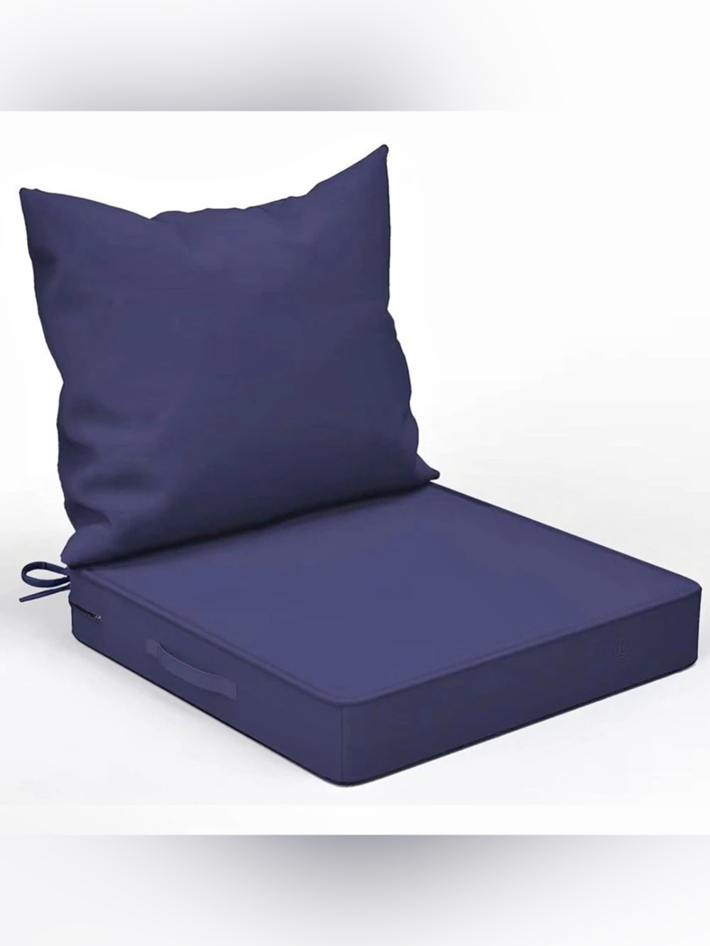 COZEER Outdoor Chair Cushion 24x24 Inch, Waterproof Fade Resistant, Blue